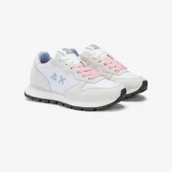 Fashion Sneaker Ally in suede e nylon bianco Donna Scarpe|Donna