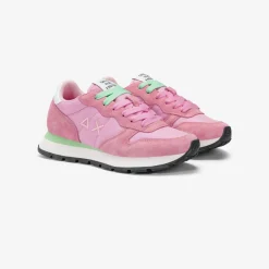 Hot Sneaker Ally in suede e nylon ciclamino Donna Scarpe|Donna