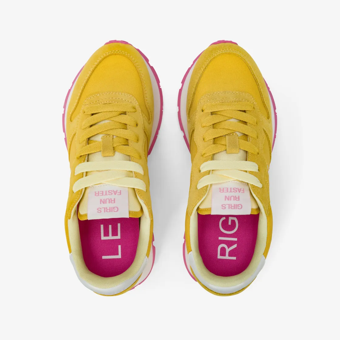 Clearance Sneaker Ally in suede e nylon giallo Donna Scarpe|Donna