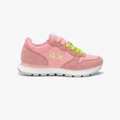 Discount Sneaker Ally in suede e nylon rosa fenicottero Donna Scarpe|Donna