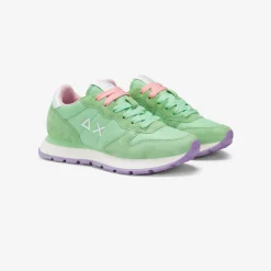 Best Sneaker Ally in suede e nylon verde menta Donna Scarpe|Donna