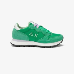 New Sneaker Ally in suede e nylon verde prato Donna Scarpe|Donna