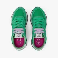New Sneaker Ally in suede e nylon verde prato Donna Scarpe|Donna