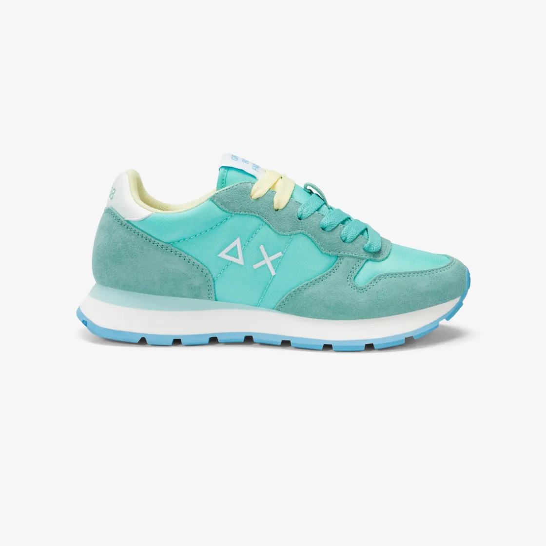Fashion Sneaker Ally in suede e nylon verde acqua Donna Scarpe|Donna