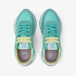 Fashion Sneaker Ally in suede e nylon verde acqua Donna Scarpe|Donna