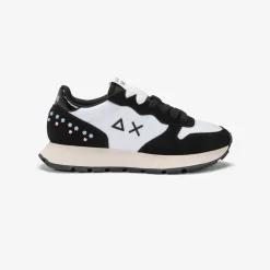 Online Sneaker Ally Studs in suede e nylon nero Donna Scarpe|Donna