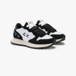Online Sneaker Ally Studs in suede e nylon nero Donna Scarpe|Donna