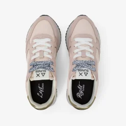 New Sneaker Big Ally in suede e nylon porcellana Donna Scarpe|Donna