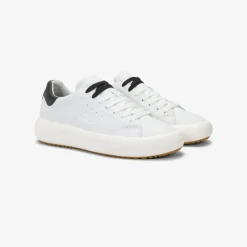 Discount Sneaker Big Boy in pelle bianca e nera Uomo Scarpe|Uomo