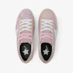 Online Sneaker Big Katy Glitter in pelle rosa Donna Scarpe|Donna
