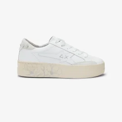 Outlet Sneaker Big Katy in pelle bianca Donna Scarpe|Donna