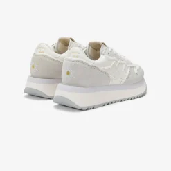 Discount Sneaker Big Stargirl in suede e canvas bianco panna Donna Scarpe|Donna