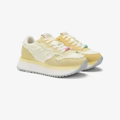 Sale Sneaker Big Stargirl in suede e canvas giallo limone Donna Scarpe|Donna