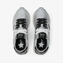 Fashion Sneaker Big Stargirl Printed in pelle e nylon argento Donna Scarpe|Donna