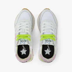 Best Sneaker Big Stargirl Sponge in pelle e nylon bianco e rosa Donna Scarpe|Donna