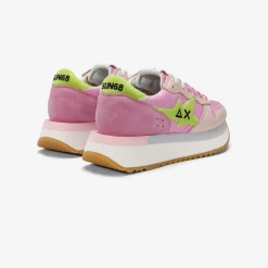 Clearance Sneaker Big Stargirl Sponge in pelle e nylon rosa Donna Scarpe|Donna