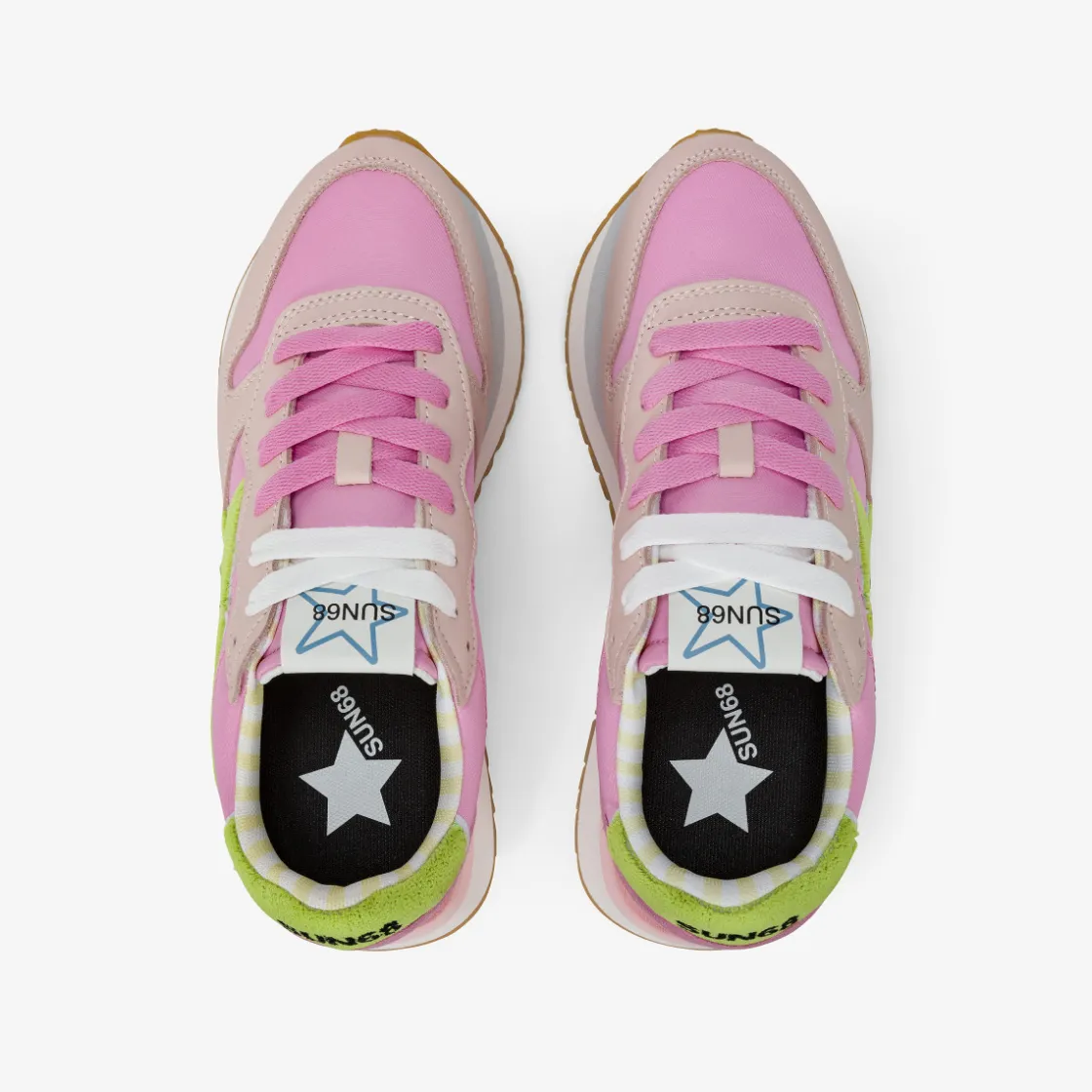Clearance Sneaker Big Stargirl Sponge in pelle e nylon rosa Donna Scarpe|Donna