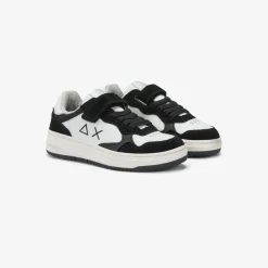 Best Sneaker Boy's Big Basket in pelle nera Bambino Scarpe|Bambino