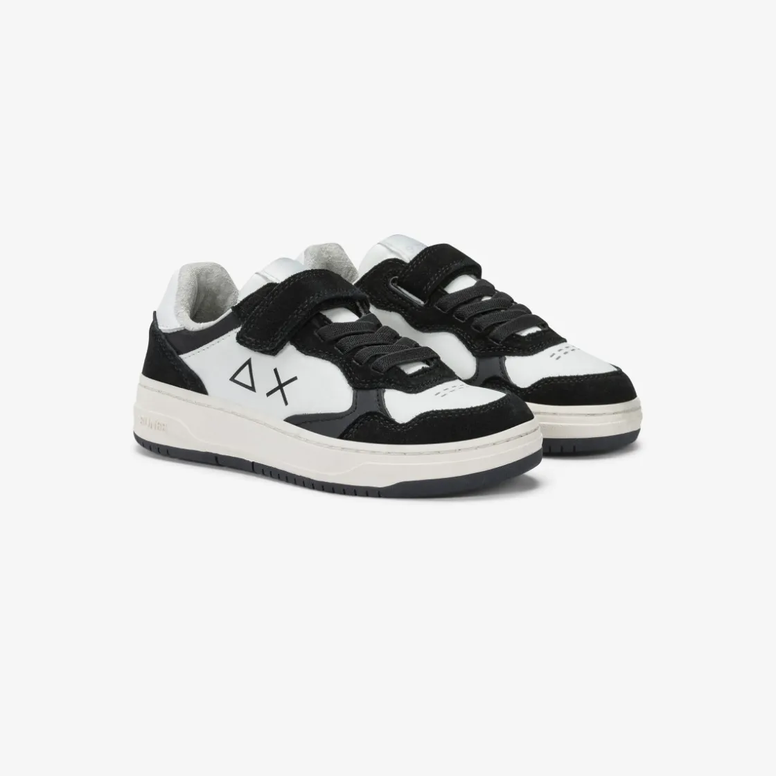 Best Sneaker Boy's Big Basket in pelle nera Bambino Scarpe|Bambino