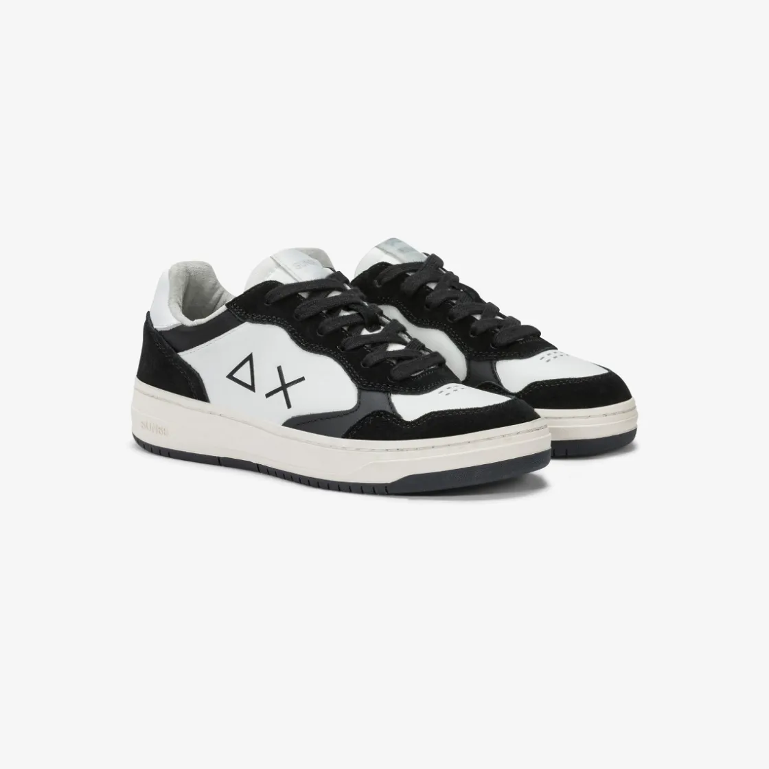 Fashion Sneaker Boy's Big Basket in pelle nera Bambino Scarpe|Bambino