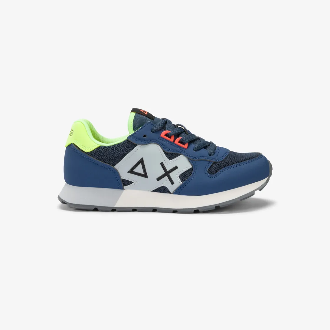 Best Sneaker Boy's Jaki Fluo in mesh blu navy Bambino Scarpe|Bambino