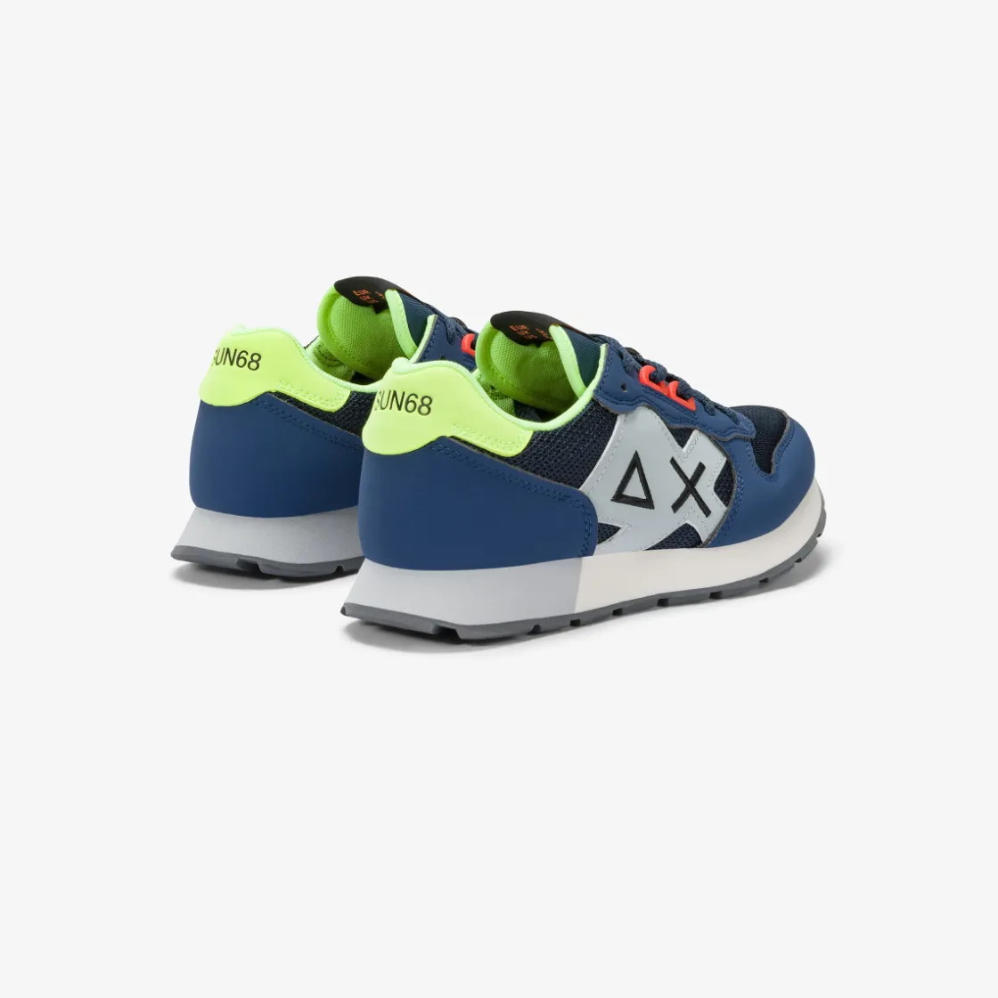 Best Sneaker Boy's Jaki Fluo in mesh blu navy Bambino Scarpe|Bambino