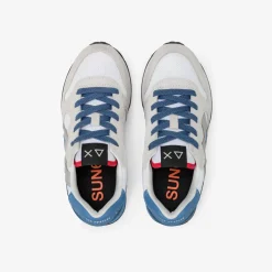 Online Sneaker Boy's Jaki in suede e nylon bianco Bambino Scarpe|Bambino