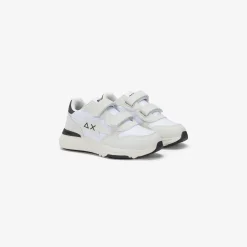 Sale Sneaker Boy's Niki in PU e nylon bianco Bambino Scarpe|Bambino