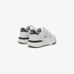 Sale Sneaker Boy's Niki in PU e nylon bianco Bambino Scarpe|Bambino