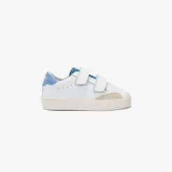 Clearance Sneaker Boy's Street in pelle bianca e avio Bambino Scarpe|Bambino