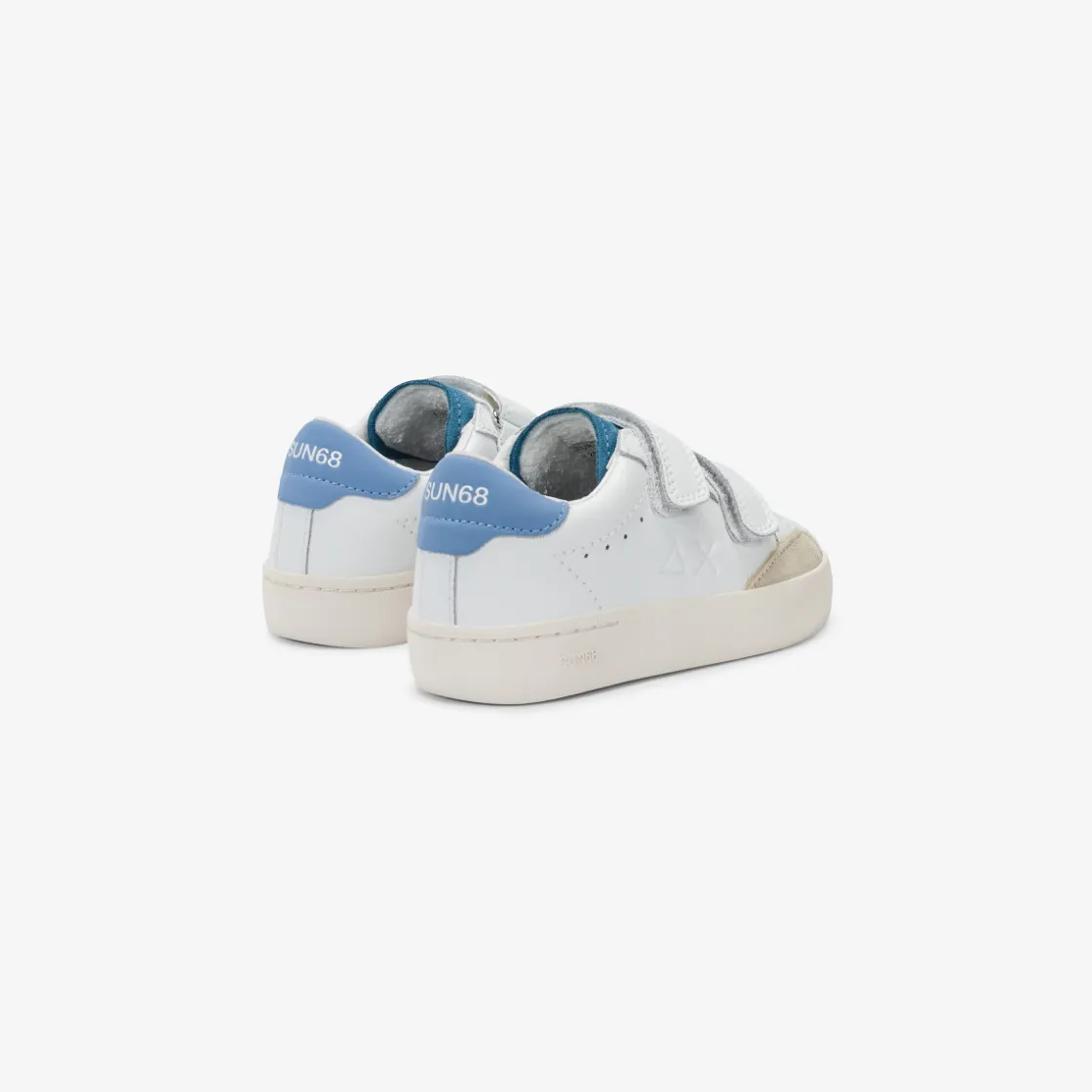 Clearance Sneaker Boy's Street in pelle bianca e avio Bambino Scarpe|Bambino