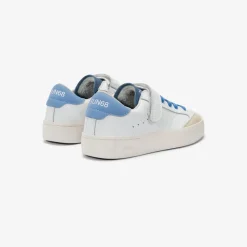 Outlet Sneaker Boy's Street in pelle bianca e avio Bambino Scarpe|Bambino
