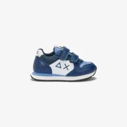 Clearance Sneaker Boy's Tom Color in pelle blu navy Bambino Scarpe|Bambino