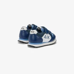Clearance Sneaker Boy's Tom Color in pelle blu navy Bambino Scarpe|Bambino