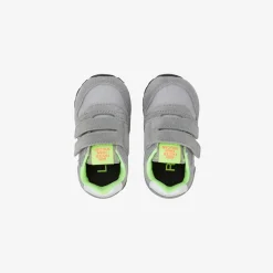 Online Sneaker Boy's Tom Fluo in nylon e suede grigio chiaro Bambino Scarpe|Bambino
