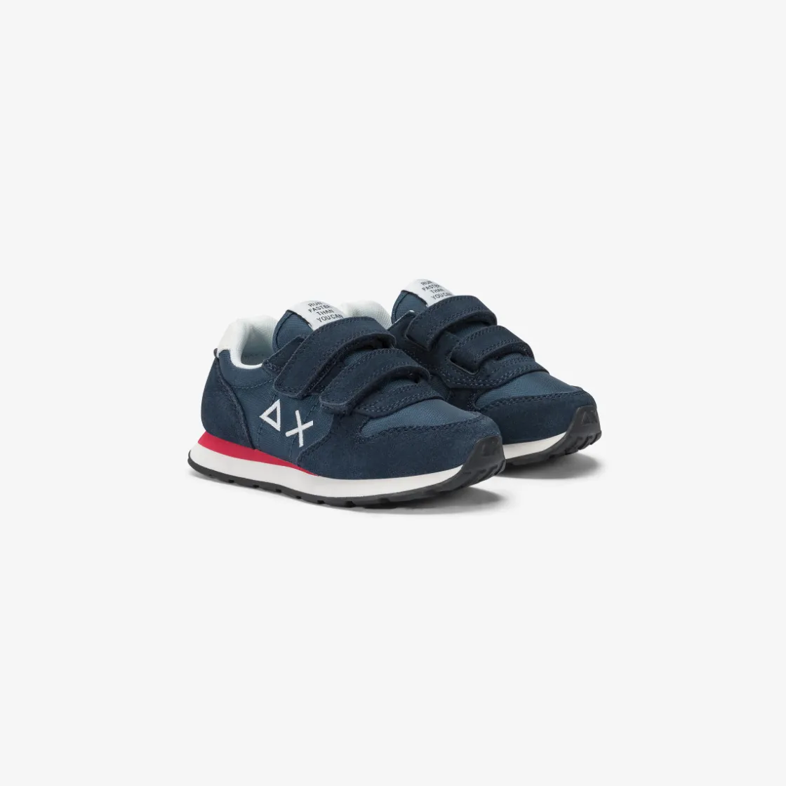 Sale Sneaker Boy's Tom in nylon e suede blu navy Bambino Scarpe|Bambino