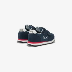 Sale Sneaker Boy's Tom in nylon e suede blu navy Bambino Scarpe|Bambino