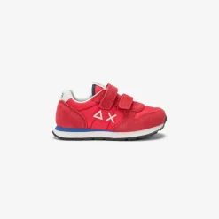 Online Sneaker Boy's Tom in nylon e suede rosso Bambino Scarpe|Bambino