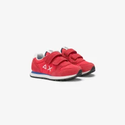 Online Sneaker Boy's Tom in nylon e suede rosso Bambino Scarpe|Bambino