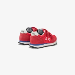 Online Sneaker Boy's Tom in nylon e suede rosso Bambino Scarpe|Bambino