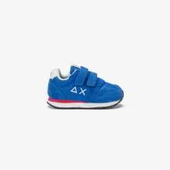 Hot Sneaker Boy's Tom in nylon e suede blu royal Bambino Scarpe|Bambino