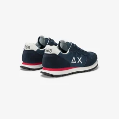 Best Sneaker Boy's Tom in nylon e suede blu navy Bambino Scarpe|Bambino