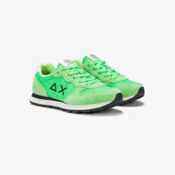 Best Sneaker Boy's Tom in nylon e suede verde fluo Bambino Scarpe|Bambino
