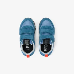 New Sneaker Boy's Tom Snake in nylon e suede avio Bambino Scarpe|Bambino