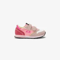 Best Sneaker Girl's Ally Color Explosion in suede e nylon porcellana Bambina