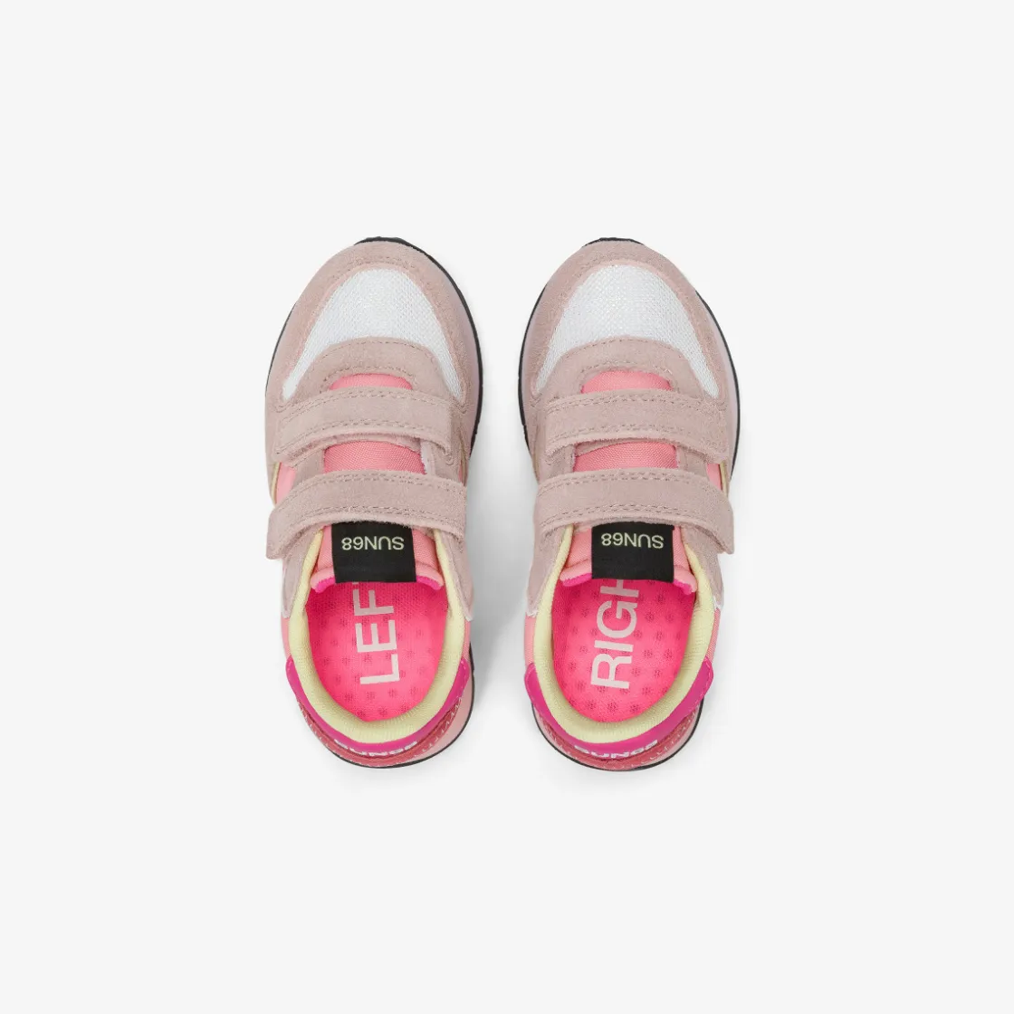 Best Sneaker Girl's Ally Color Explosion in suede e nylon porcellana Bambina