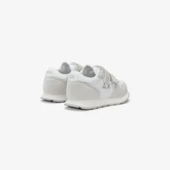 Online Sneaker Girl's Ally Glitter in suede e tessuto bianco Bambina