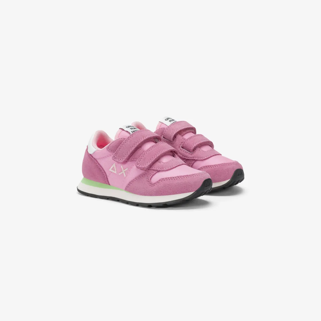 Online Sneaker Girl's Ally in suede e nylon ciclamino Bambina