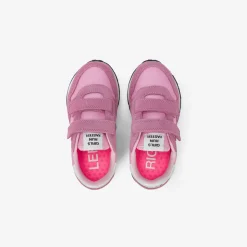 Online Sneaker Girl's Ally in suede e nylon ciclamino Bambina