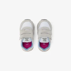 Online Sneaker Girl's Ally in suede e nylon bianco Bambina
